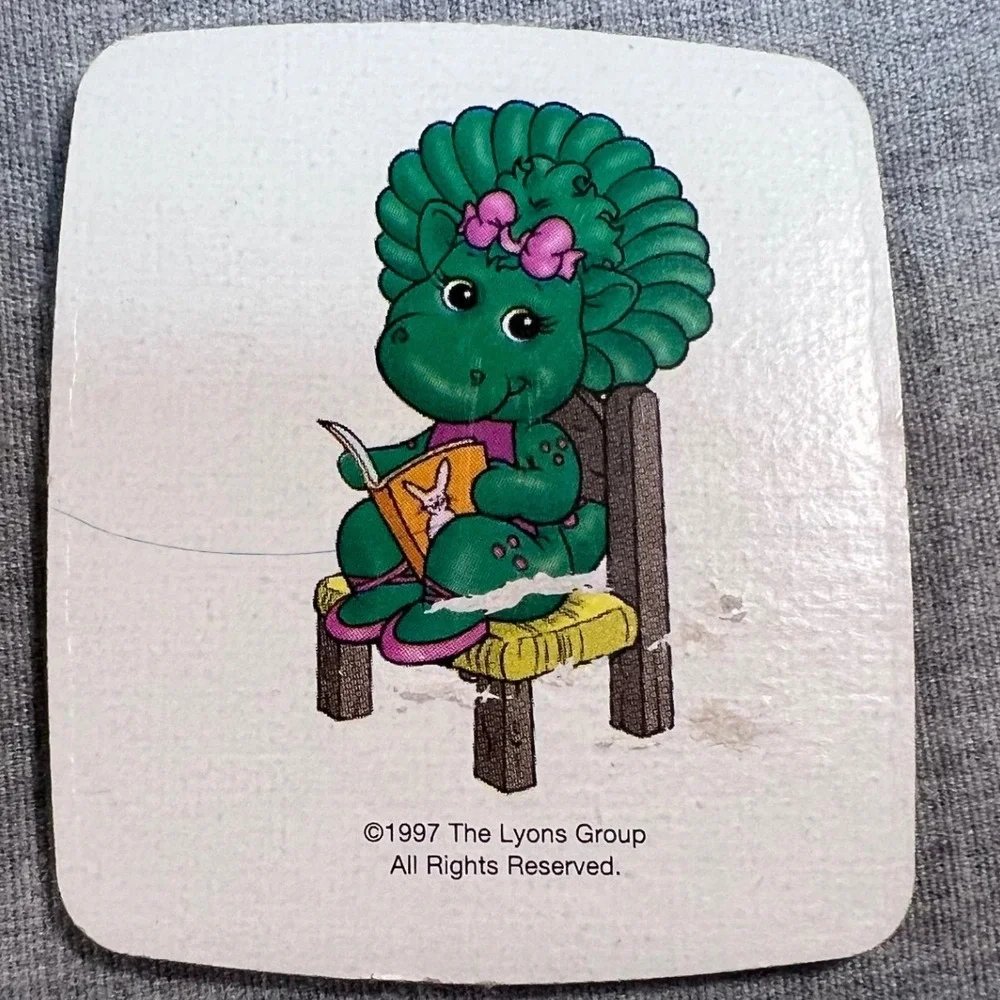 Vintage 1997 Barney Memory Game Milton Bradley Kids Matching Game USA Made